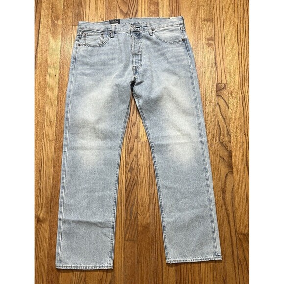 Levi's® Premium 501® Original Fit Selvedge Light Wash Big "E" Men's Size 38x32
